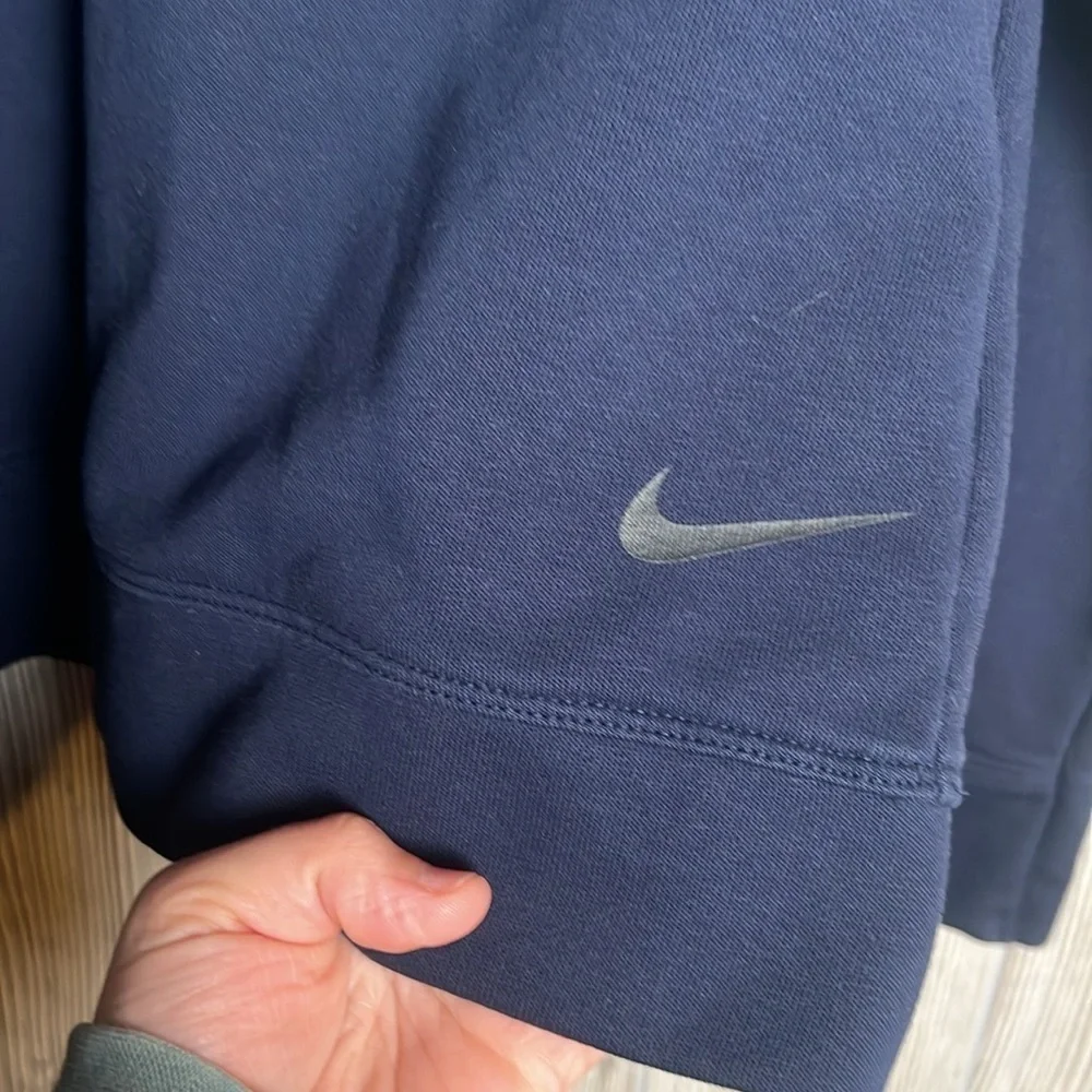 Nike Women's Dri-Fit L/S Versa Open Back Training Top Navy Blue Size XS